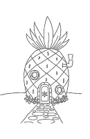 SpongeBob SquarePants kleurplaat 13